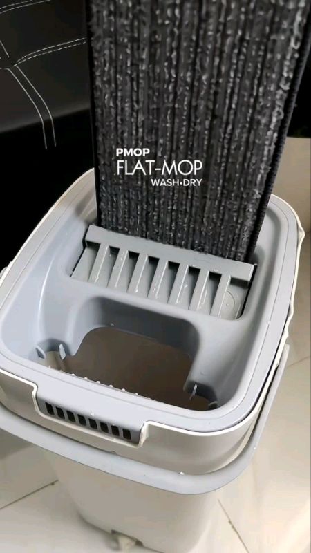 ✨PMOP Self Wash Mop w/ Bucket✨ Dry Wet Separation w/ Wiper Strip #FlatMop #FloorMop #mopWidSqueezer #pmop #drywetseparationmop #FreeCoinsInShopeeVideo