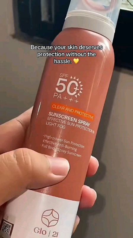 #MasMuraSaShopee #glo21 #sunscreenspray