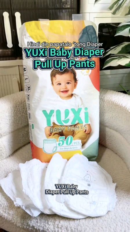 YUXi Baby Diaper or Pull Up Pants Taped NB/M/L/XL/XXL/3XL 50pcs Diaper for Baby Unisex Ultra Thin #MasMuraSaShopee #ShopeePHPaydaySale #HugotSaShopee