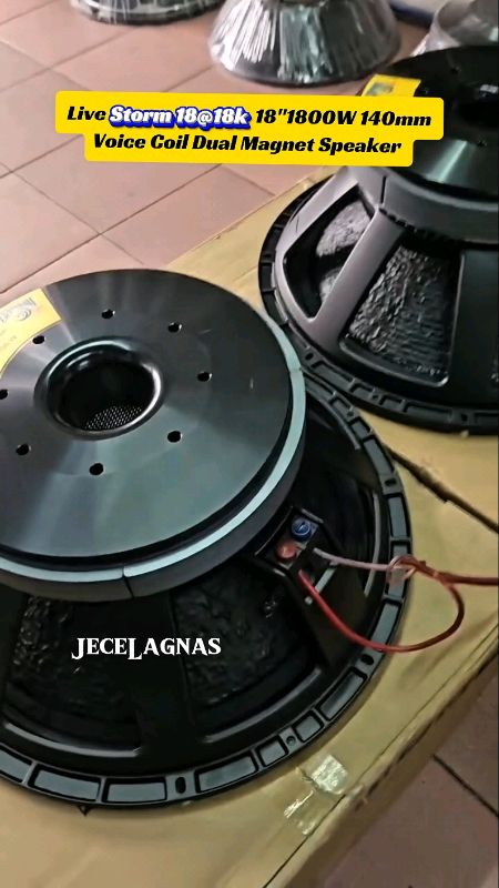 Check out Live Storm 18 at 18k 18inch 1800W 140mm Voice Coil Dual Magnet Speaker #electronic #sound #shopeefinds #speaker #audio #sulitdeal #everyone