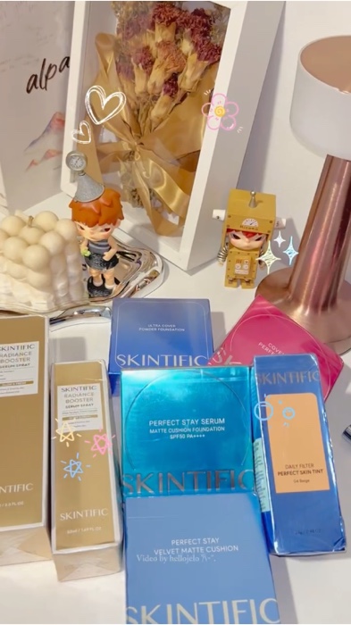 My wallet is crying, but my skin is celebrating. 🤭📦✨  Finally unboxing my Skintific order!! #SkintificHaul #skintific  #hellojelo