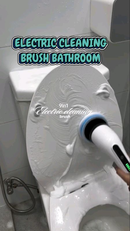 8 IN 1 MULTIFUNCTION ELECTRIC CLEANING BRUSH 8 BRUSH HEAD CLEANING BATHROOM #FreeCoinsInShopeeVideo #MasMuraSaShopee #HugotSaShopee #cleaningbrush