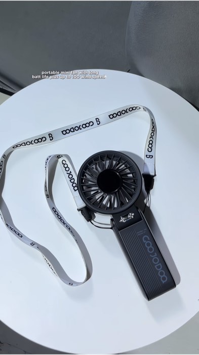 Mini portable fan #portablefan #minifan #turbofan #rechargeablefan #goojodoqfan