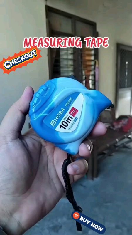 Blue self locking tape measure 5m, 7.5m, 10m magnetic measuring tape #measuringtape #fyp #MasMuraSaShopee