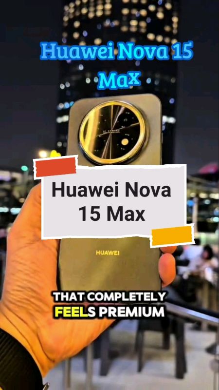 HUAWEI nova 15 Max Smartphone | 16GB*(8GB + 8GB)+256GB | 8500 mAh Super Battery #MasMuraSaShopee #FreeCoinsInShopeeVideo