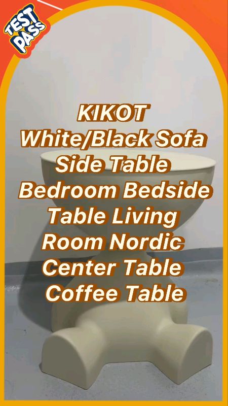 White/Black Sofa Side Table Bedroom Bedside Table Living Room Nordic Center Table Coffee Table #FreeCoinsInShopeeVideo #MasMuraSaShopee #recommended