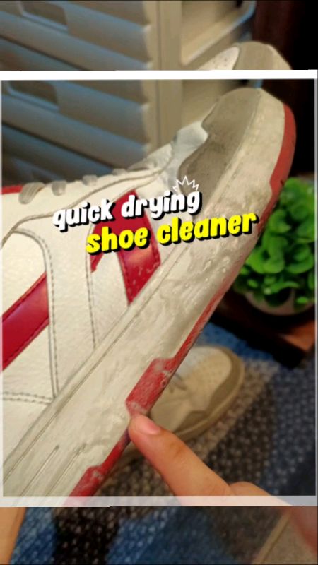 Quick drying white shoe cleaner #shoecleaner #whiteshoecleaner #quickdryingwhiteshoecleaner #gwsharkwhitesneakercleaner