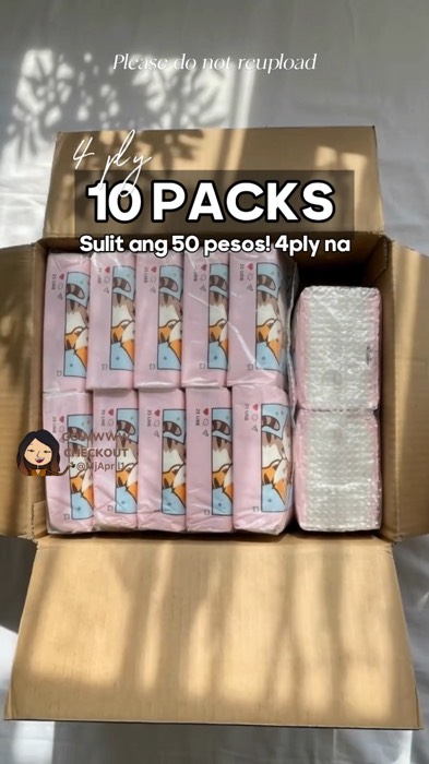 Pag ganito talaga tip!d #tissue #bundle #tissuepaper #10packs #4ply #trending #cute #facialtissue #4layer #fyp #foryou #Face #tissuepack #tissuebundle
