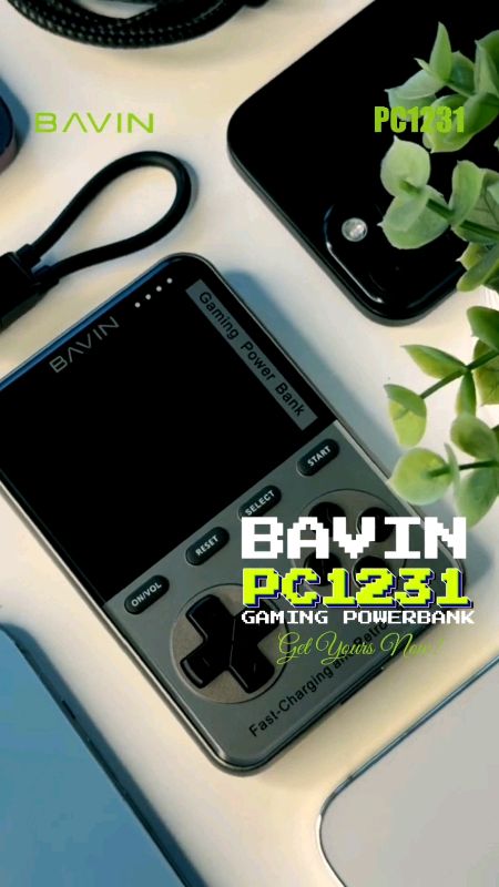BAVIN PC1231S 2 in 1 10 000 mAh 20W Game Powerbank w/ Magnetic Charge  #retrogame