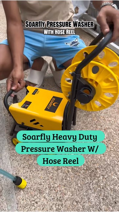 SOARFLY 2026 High Pressure Waterjet High Pressure Washer Cleaner Water Jet Sprayer Machine Car Wash‼️#MasMuraSaShopee #freecoinssashopee