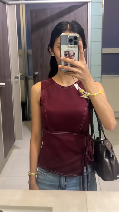 #sidetietop #casualtop #OOTD #titaOutfit #outfitideas #topforwomen #RichTitaTop #eleganttop