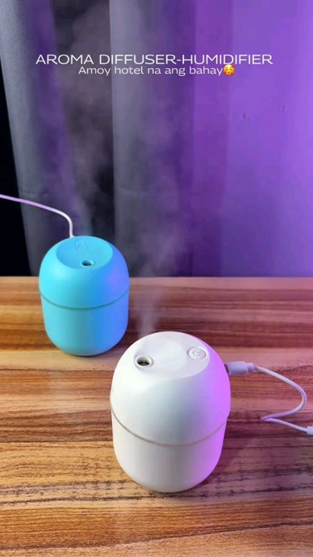 3 in 1 Ultrasonic Air Humidifier 200ml Essential Oil Aroma Diffuser #humidifier #airhumidifier #diffuser #fyp #foryou #MasMuraSaShopee