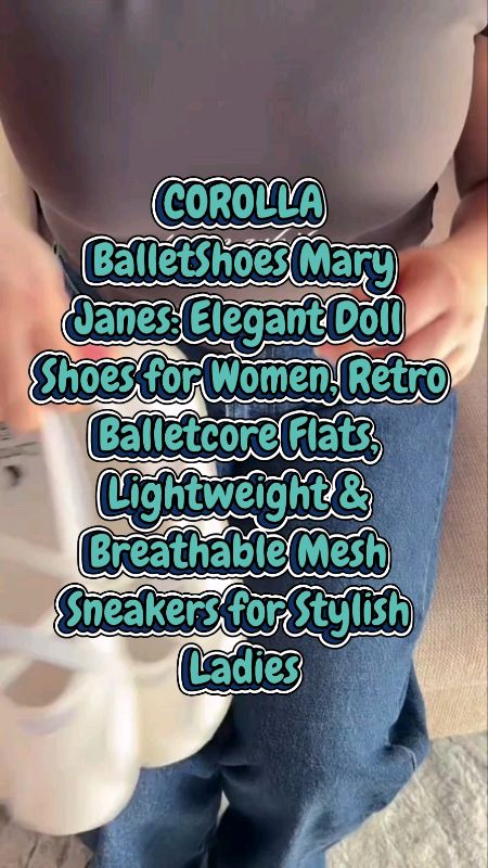 COROLLA BalletShoes Mary Janes: Elegant Doll Shoes Retro Balletcore Flats#stitch #FreeCoinsInShopeeVideo #MasMuraSaShopee #corolla #balletshoes #fyp