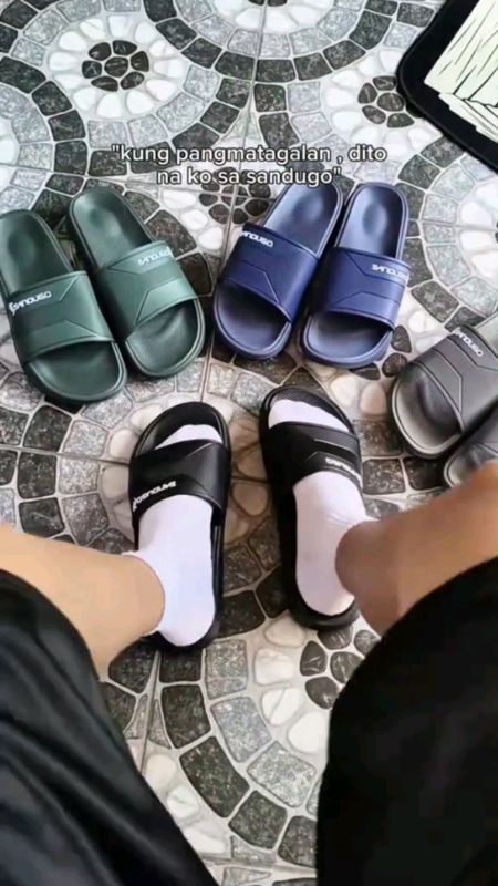 2025 SANDUGO New Couple Slippers for Men & Women | One-Piece Molding Waterproof Durable#godsgrace #FreeCoinsInShopeeVideo #MasMuraSaShopee