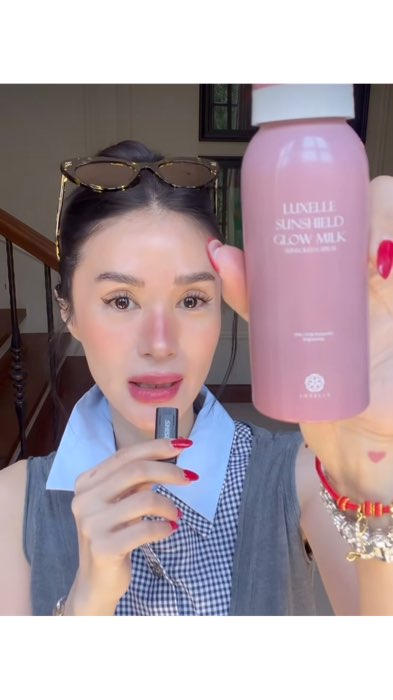 #Luxelle #glowmilk #sunscreen #spf #uvray #sunblock #ShopeeBeauty #localbrand #HeartEvangelista #ShopeeSale #sunprotection #sunshield #spf50 #Shopee