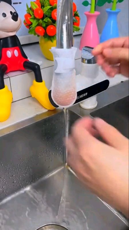 【40PCS+4】 Faucet filter cotton water purifier, thickened disposable, for kitchen and bathroom use#MasMuraSaShopee #FreeCoinsInShopeeVideo