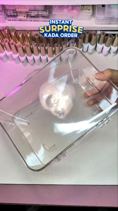 Check out Large Capacity Transparent Storage Box Flip Lid Multipurpose #organizer  #stackable  #desktop  #storagebox #bestbuy #legit ##MasMuraSaShopee