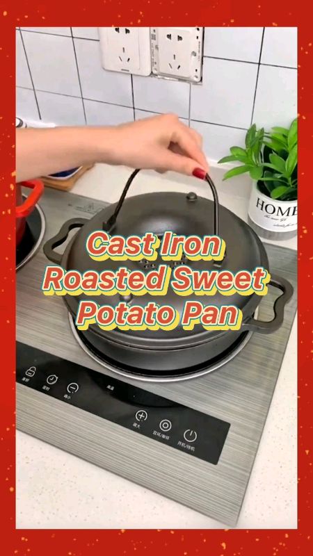 ✨Cast Iron Roasted Sweet Potato Pan✨ #cookingware #kitchentool #cookingpan #sulitdeal #paydaysale #foryou