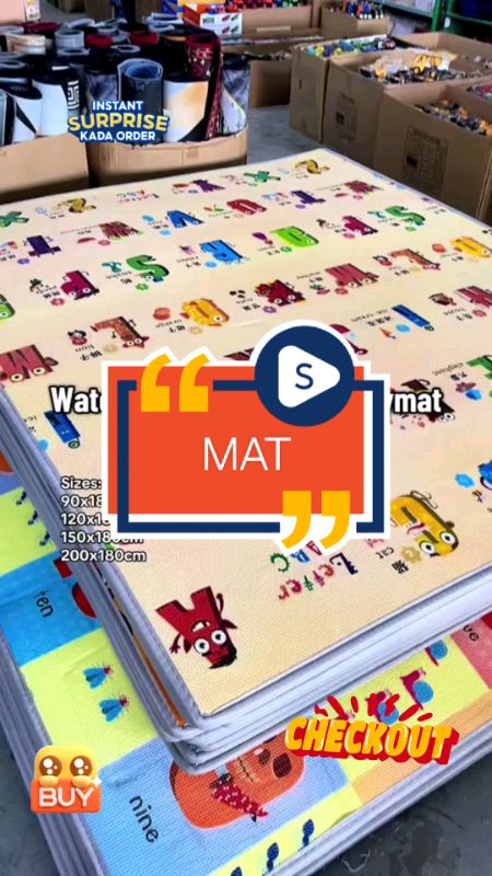 waterproof baby creeping MAT#mat #MasMuraSaShopee