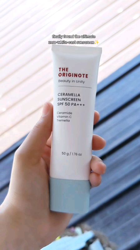 The Originote Ceramella Sunscreen SPF50 PA++++ - Whitening Sunblock for Face #theoriginote #nowhitecast #nowhitecastsunscreen #morena #sunscreen