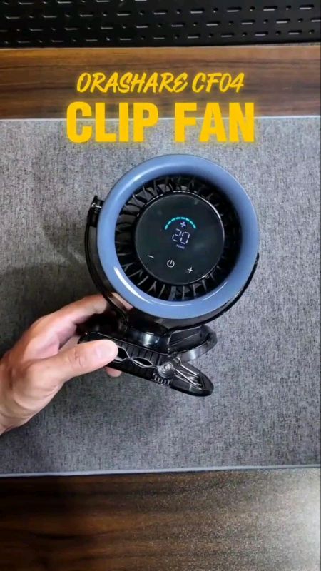 ORASHARE CG04 RECHARGABLE DESK CLIP FAN #Orashare #clipfan #rechargable #portable #travelsize #musthave #ShopeePHSale #MasMuraSaShopee #frecoins #fyp