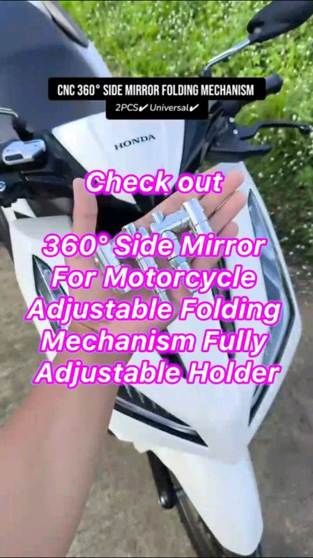 #FreeCoinsInShopeeVideo #HugotSaShopee #MasMuraSaShopee #Check out 360° Side Mirror For Motorcycle Adjustable Folding Mechanism Fully Adjustable