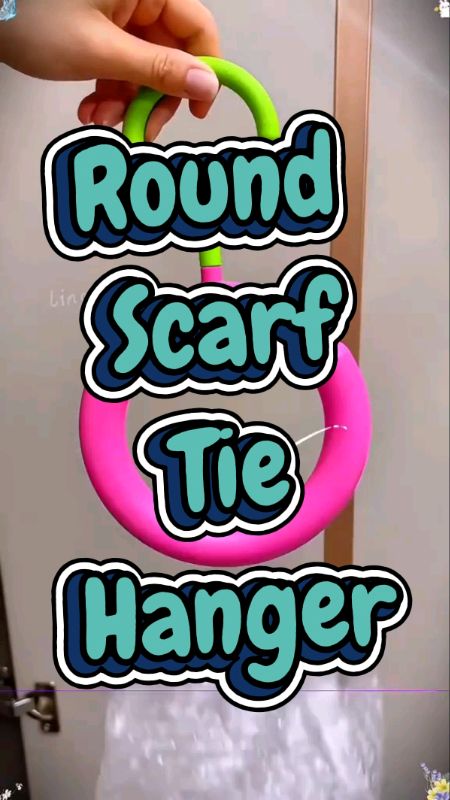 Round Scarf Tie Hanger  #HugotSaShopee #MasMuraSaShopee #freecoinsinshopeevideo #trending #hanger #roundhanger #fyp