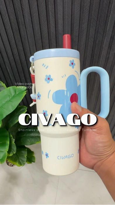 316L CIVAGO STAINLESS STEEL VACUUM INSULATED TUMBLER #CIVAGO #tumblerfinds #shopeefinds #insulatedtumbler #vacuumtumbler
