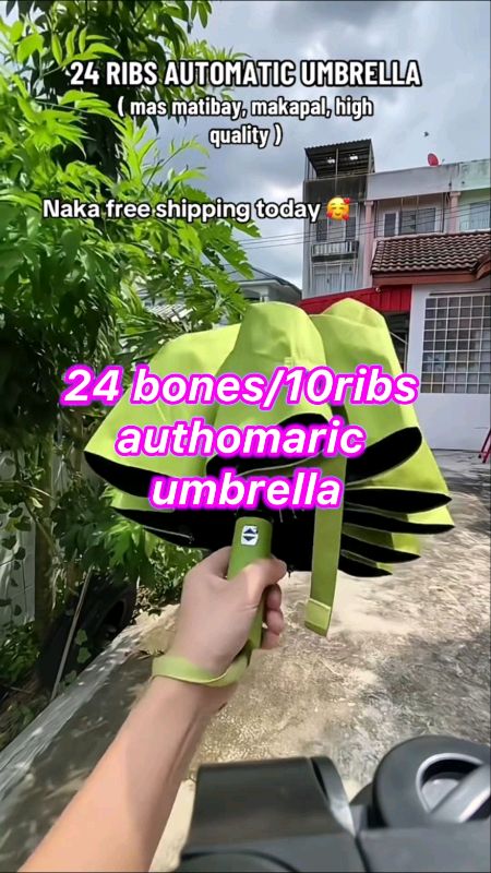 24 bones/10ribs authomaric umbrella #umbrella #matic #authomatic #viral #sale #fyp #follower #supersale #highquality