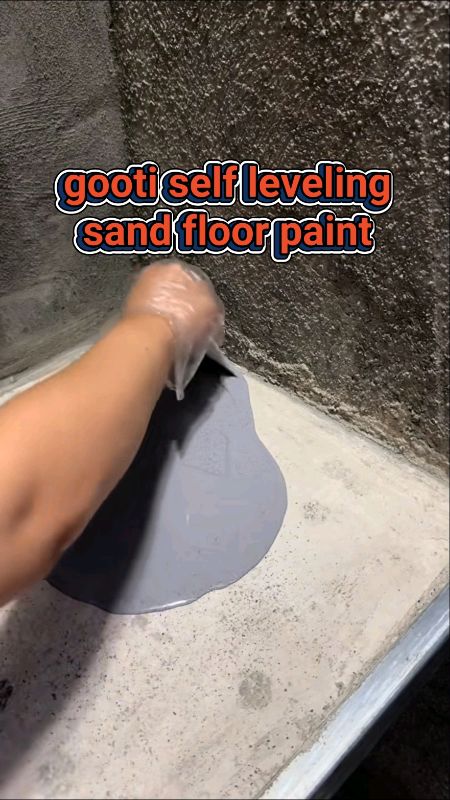 gooti self leveling sand floor paint #MasMuraSaShop #everydayshopping #HugotSaShopee #ShopeePHPaydaySales