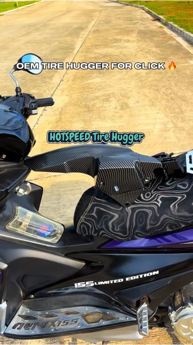 ￼HOTSPEED Tire Hugger For Honda Click 125i 150i V2 V3 V4 Hugger Fender Under Airblade ABS Plastic #trending #paydaysale