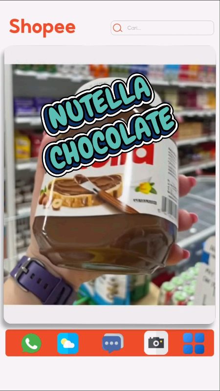 SALE!!NUTELLA CHOCOLATE SPREAD 200/350/750/950GMS#trending #fyp #viralvideos #online