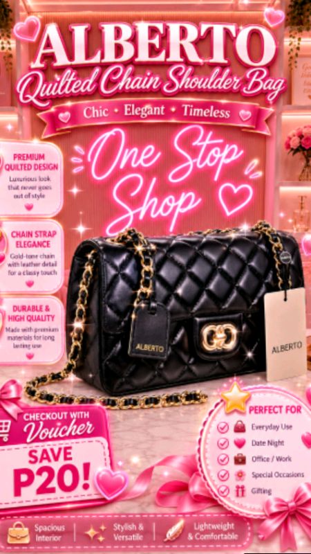 Alberto Women's Shoulder bag#MasMuraSaShopee #ShopeePHCommsXTRA #fyp #foryou #trending #bag #Fashion