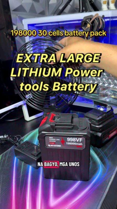 Extra Large Capacity MAKITA LITHIUM BATTERY Power Tools Battery #lithiumbattery #makitabattery #powertoolsbattery  #fyp #shopeefinds