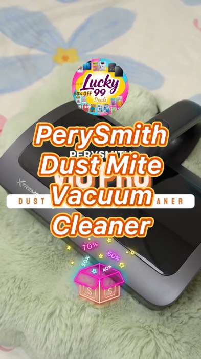 PerySmith Dust Mite #VacuumCleaner #UVSterilizer #AntiMitebedvacuum #V10PRO #Bed #Sofa #livingroom #ShopeePHPaydaySale #MasMuraSaShopee #HugotSaShopee