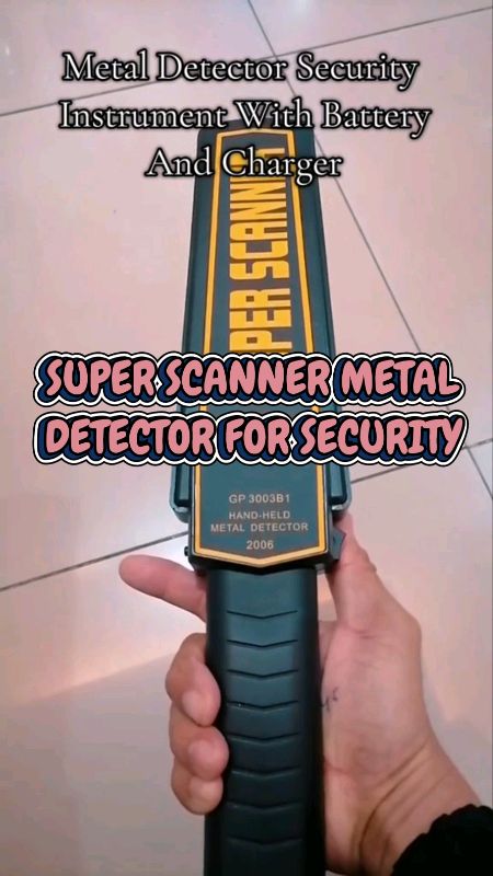 Portable Handle Held Metal Detector #Security #Handheld #MetalScanner #FreeCoinsInShopeeVideo #MasMuraSaShopee