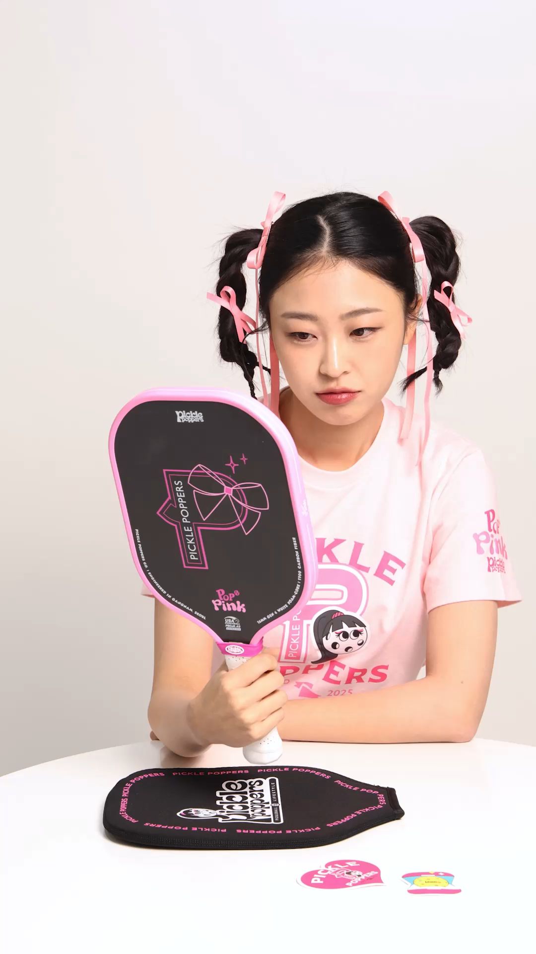 Meet 𝑷𝑶𝑷 𝑵 𝑷𝒊𝒏𝒌 🎀 #PicklePoppersPH #Pickleball #Paddle #Women