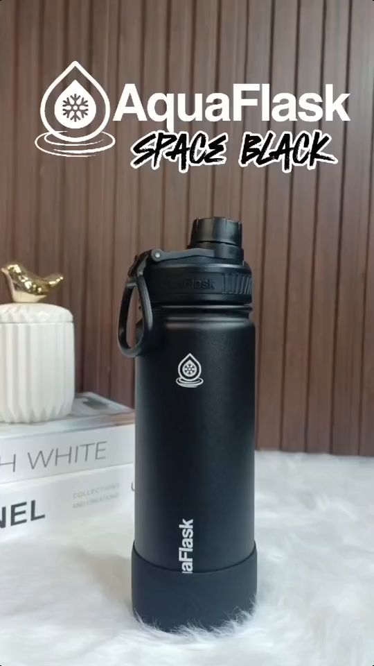 Aquaflask Space black tumbler 🖤 #aquaflask #fyp #spaceblack#aguaflask