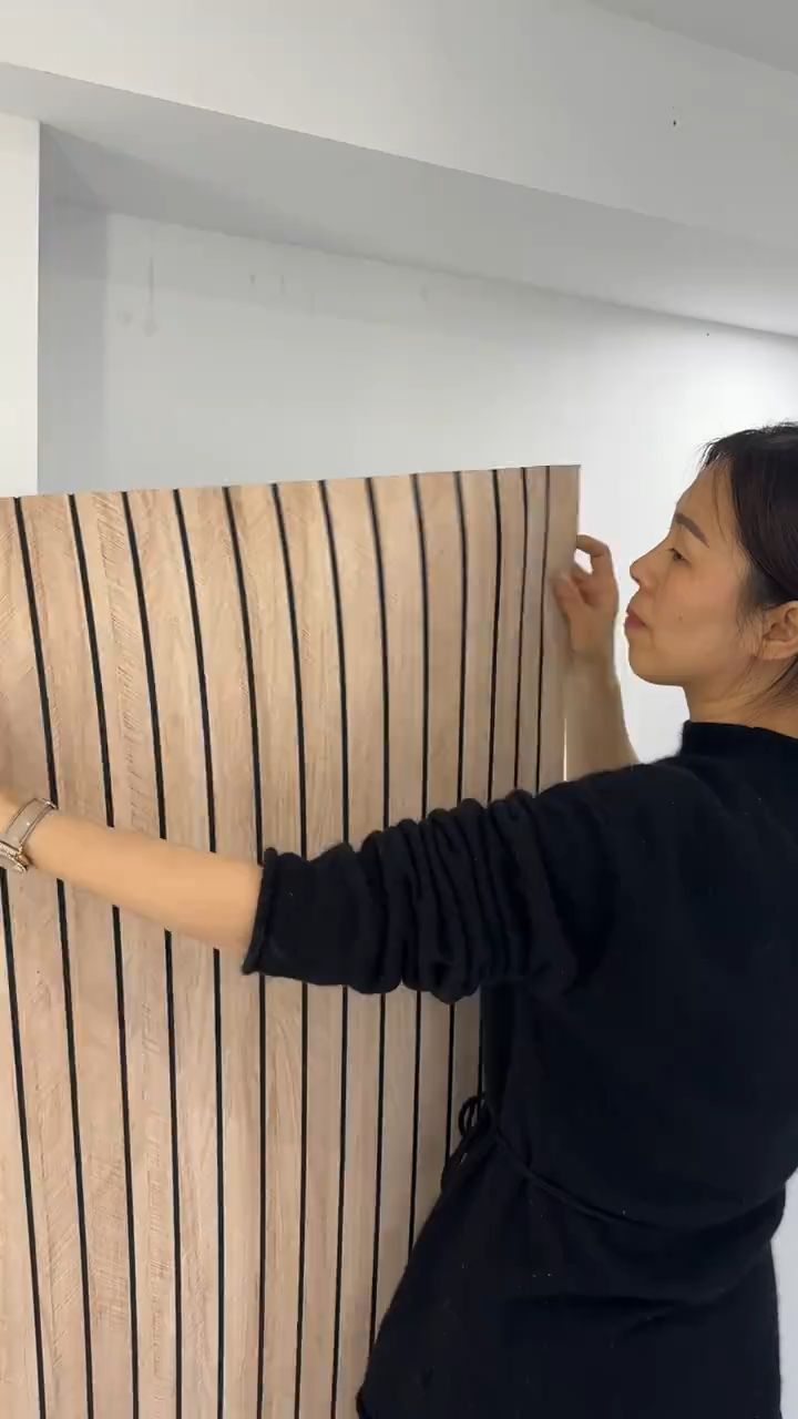 Waterproof 3D Wall Panel・Easy to Clean #wood #wallpaper #sticker