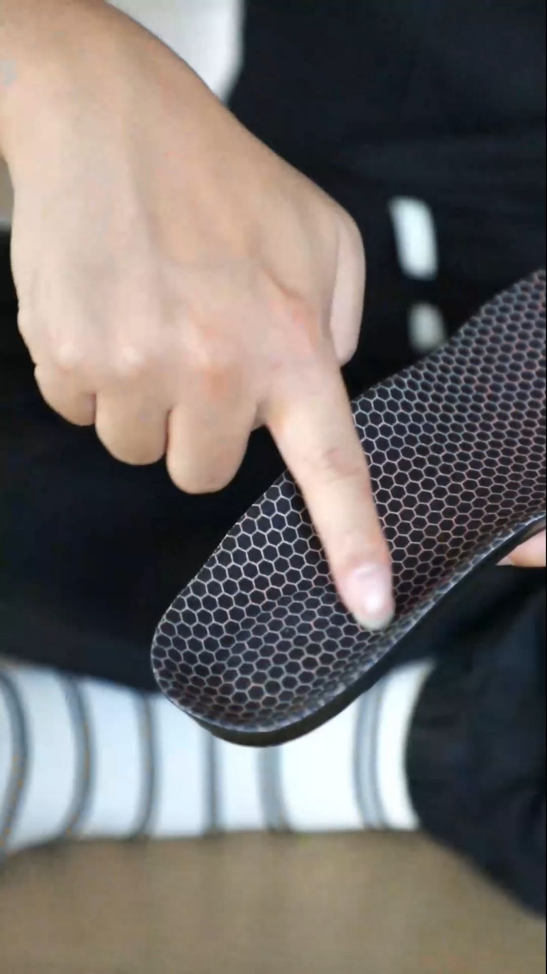 Poron arch support Insoles carbon fiber Shell Heel Pain Relief Shock Absorption Shoes Pad Cushioning#seasoon #insoles #sportinsoles