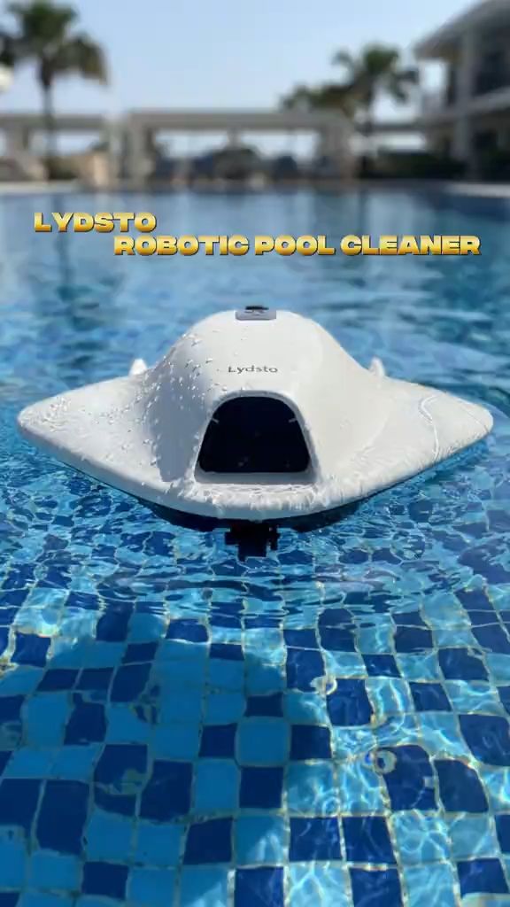 Sarap mag-swimming pag si Lydsto ang naglinis! #poolcleaner #roboticvacuumcleaner #cleanpool #smartpoolcleaning #lydsto