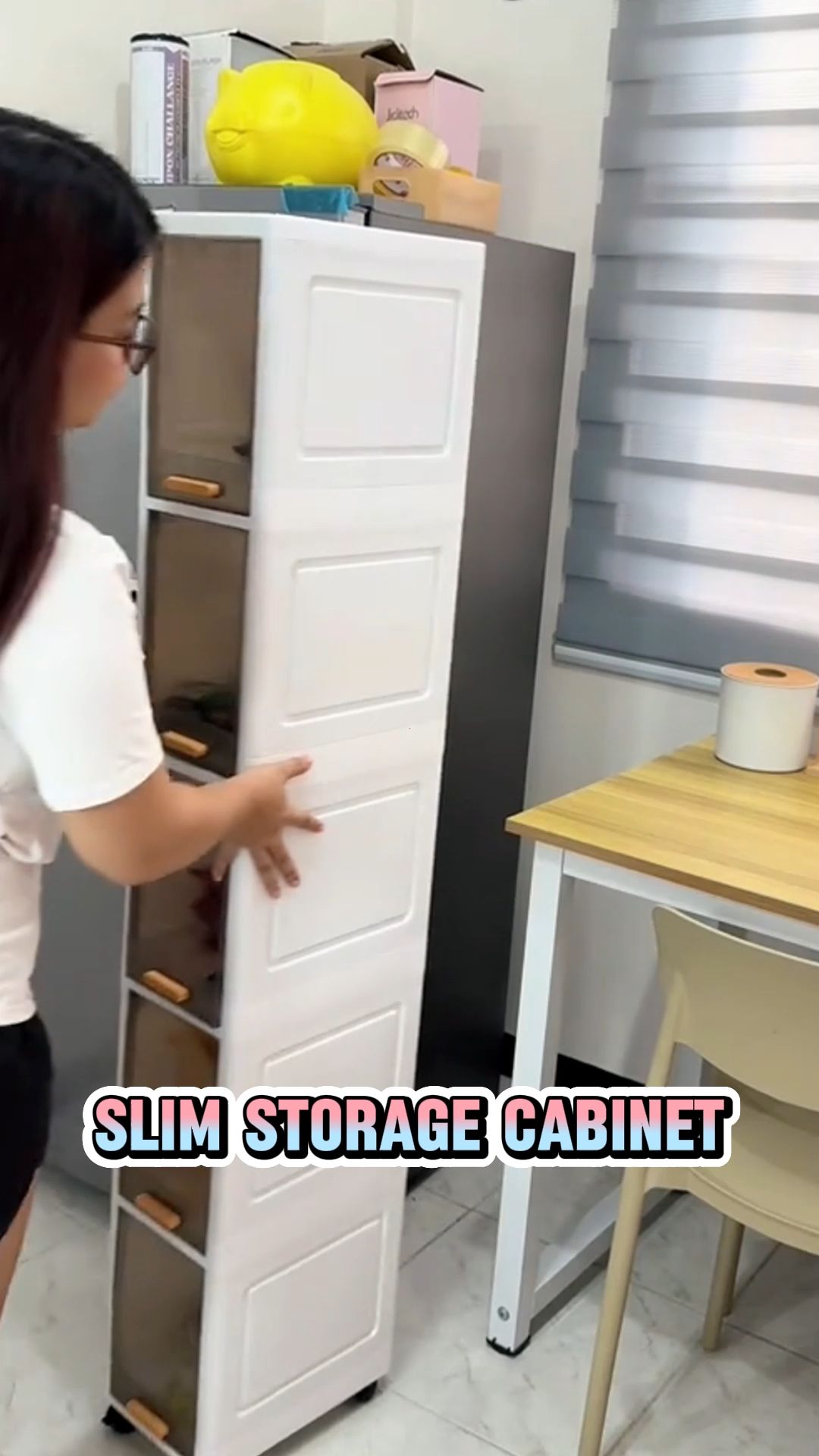 Slim Gap Shoe Cabinet | Multi-Layer Adjustable Narrow Shoe Rack for Small Spaces & Corner Storage#sulitfindsph #shopeefindsph #shopee #pisodeals