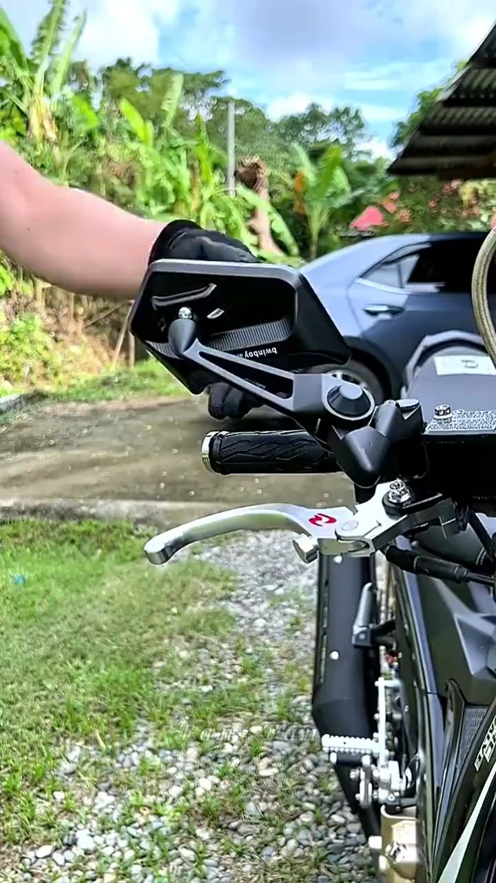 Click ADD TO CART now and grab this essential motorbike upgrade before it runs out! 🔥🔥🔥#motorcyclemirror #motormirror #rearviewmirror