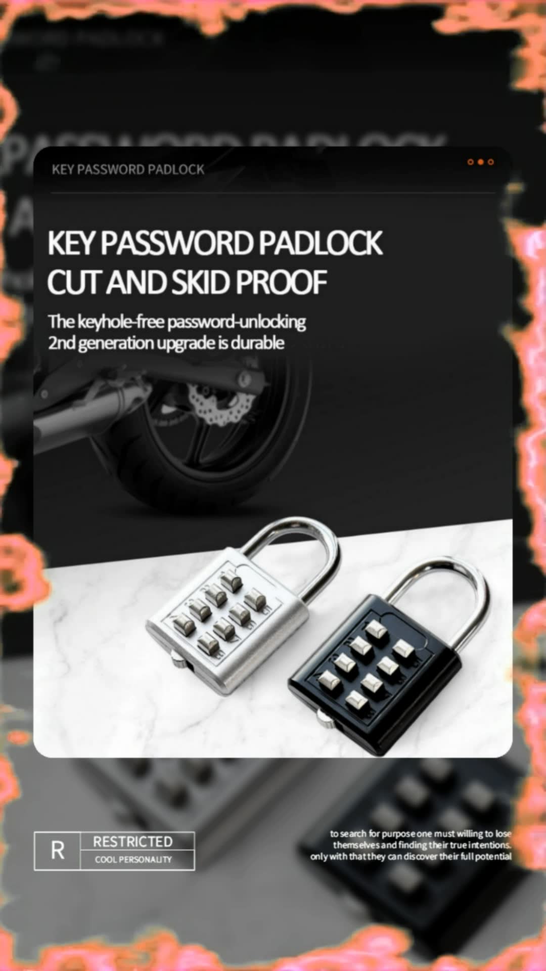 Password Padlock 💻 🛍