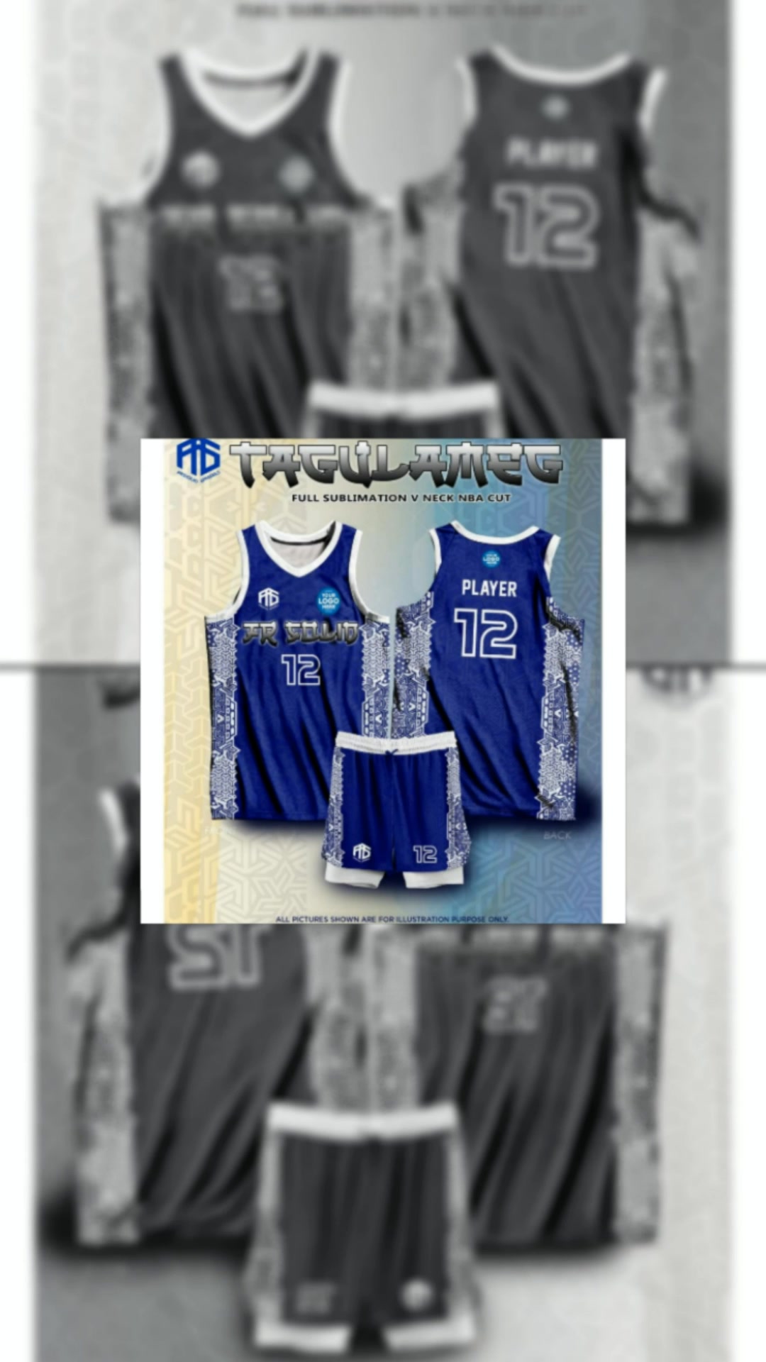 TAGULAMEG FR CONCEPT Basketball Sando and Short Full Sublimation #basketballjersey #sandojersey #sublimationjersey #basketballuniform #jersey #fyp