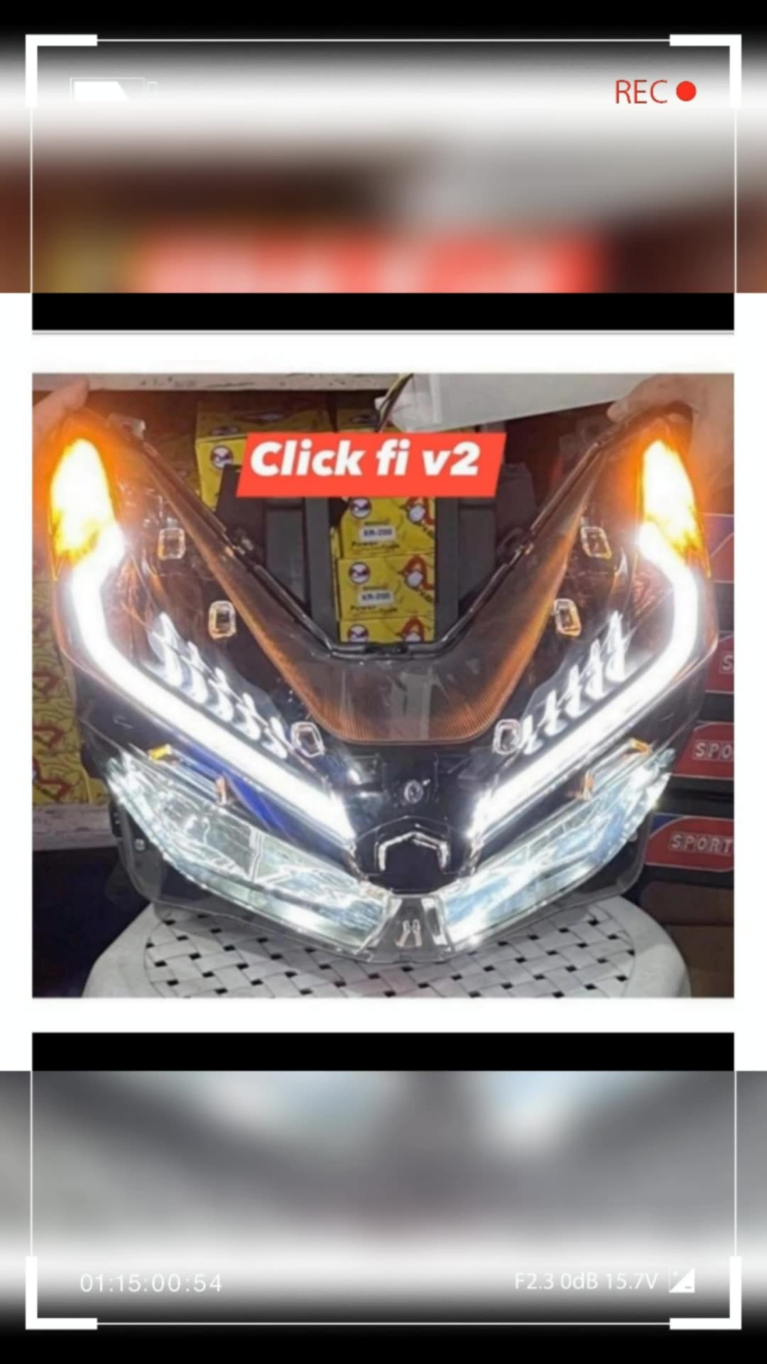 HONDA CLICK HEADLIGHT ASSY (FOR CLICK V2 ONLY) #fyp #MasMuraSaShopee #shopeeph #motorcycleparts #click #headlight