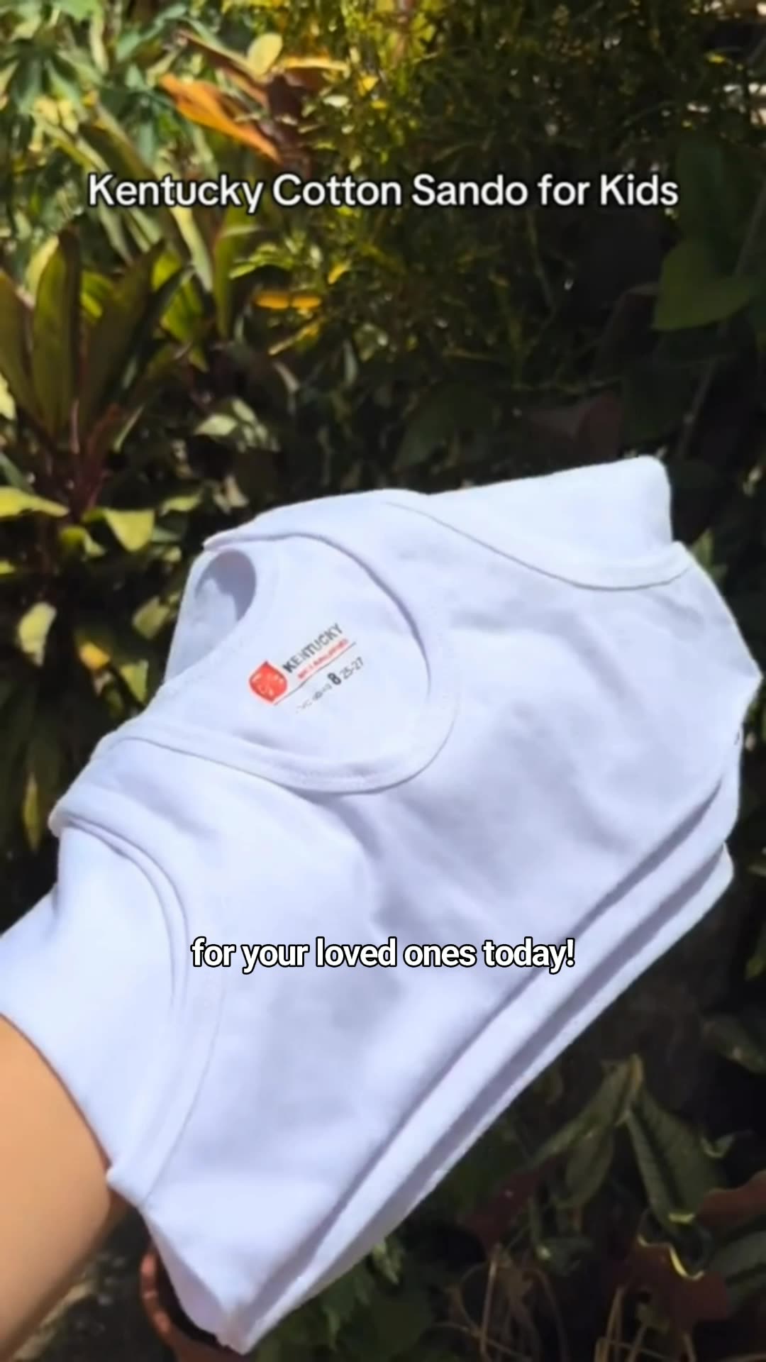 #kentucky #sando #cotton #white #kids #adult #unisex #MasMuraSaShopee #FreeCoinsInShopeeVideo #fyp #trending #viral #shopee #finds #budol #trend