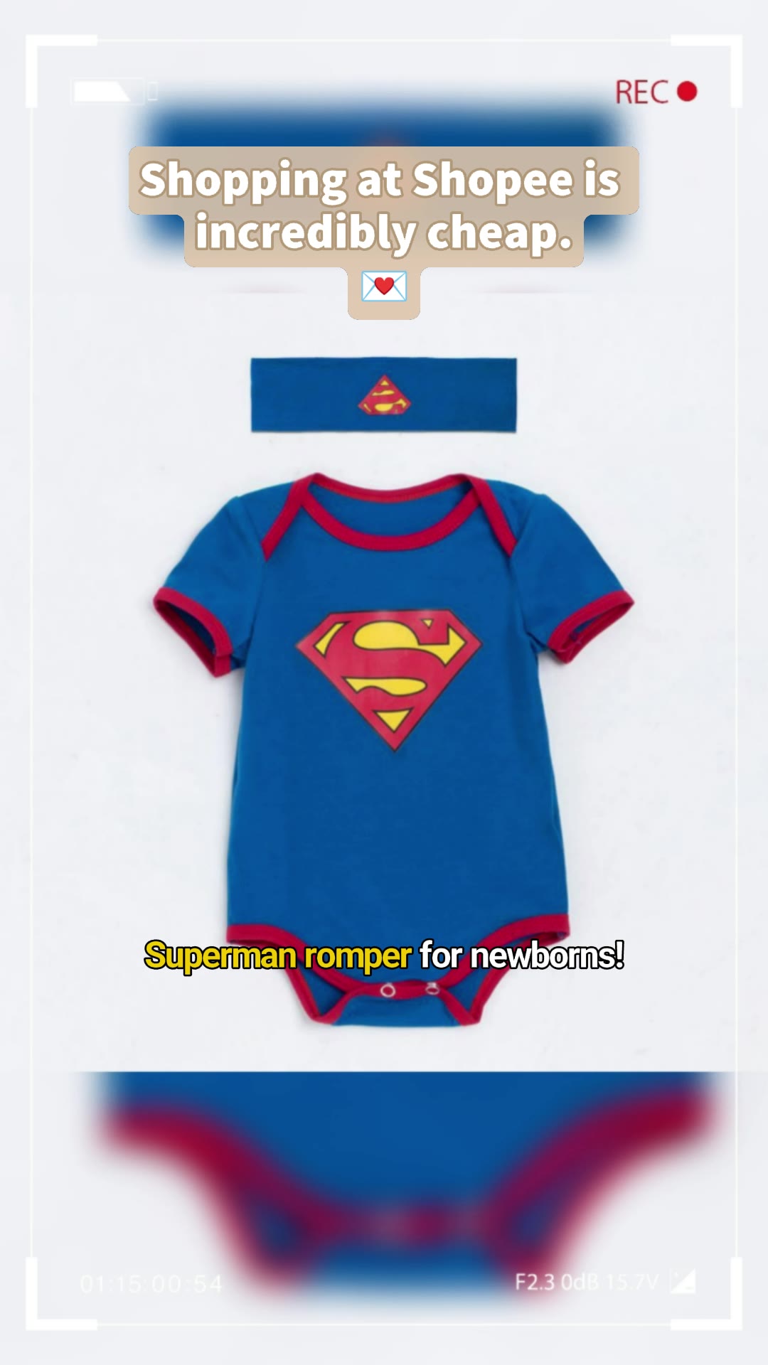 Newborn baby boy's romperclothes performance costume Marvel Superman short-sleeved suit #MasMuraSaShopee #FreeCoinsInShopeeVideo #romper #newborn