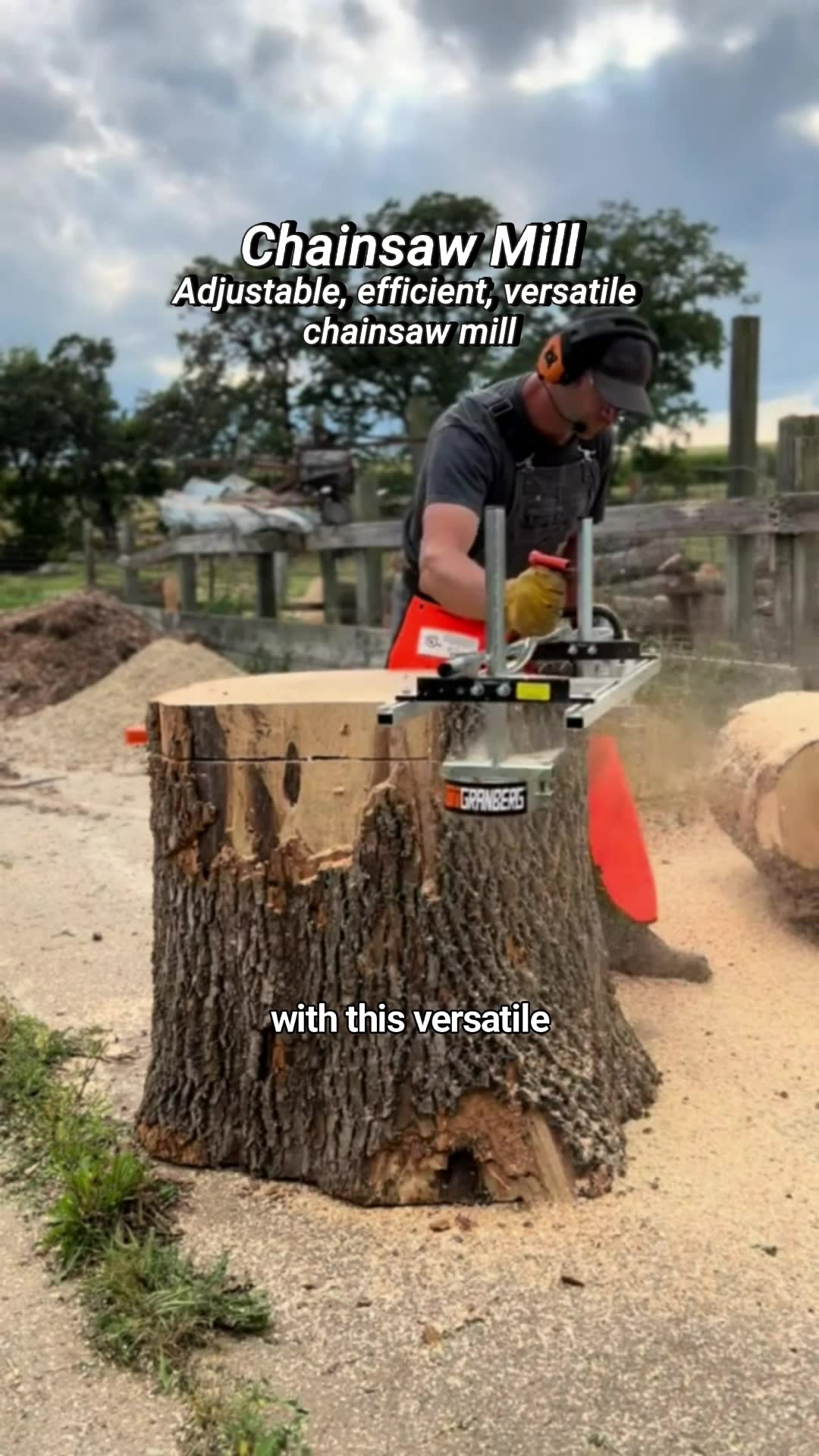 #chainsaw #mill #planking #milling #36 #inch #guide #bar #wood #lumber #cutting #portable #NEW #improvement #tool #handy #easy #useful #cut