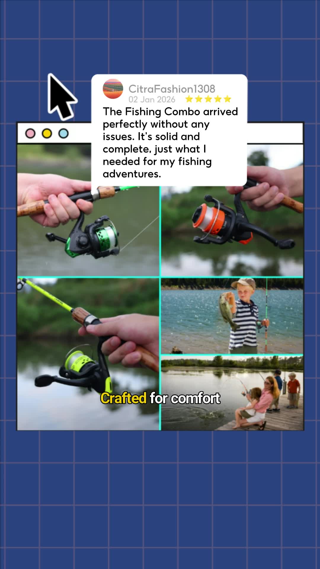 Fishing Rod Reel Combo 🐰 #fishingrod #fishingreel #fishing